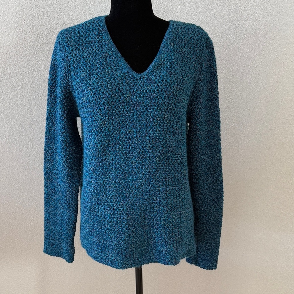 Avalin Multi Knit V-Neck Sweater Large